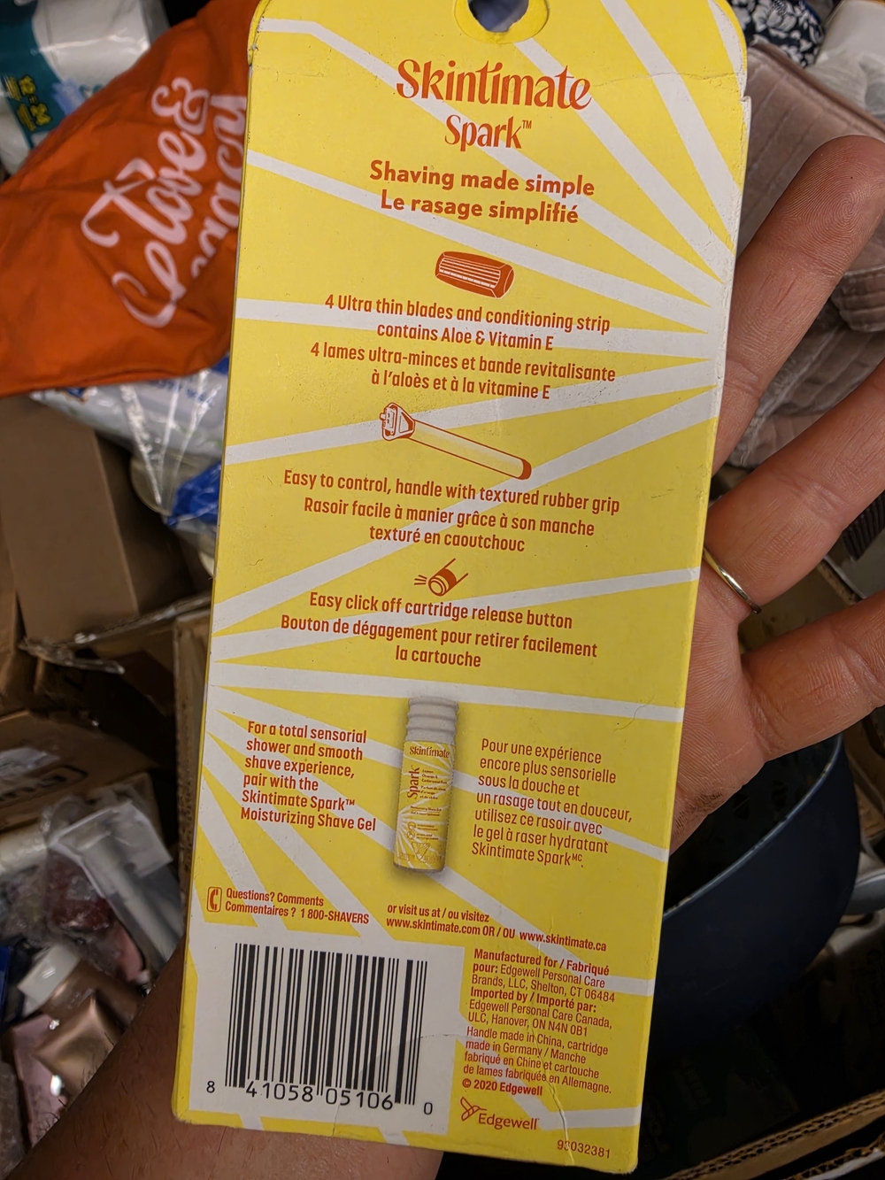 Spark Razor With Extra Heads- Yellow - Picture 2 of 2